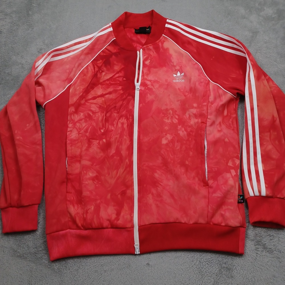 Adidas Jacket Mens XL Red Pharrell Williams Hu Holi Superstar Track